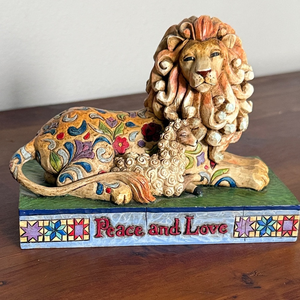 Jim Shore Peace and Love Figurine - Picture 8 of 8